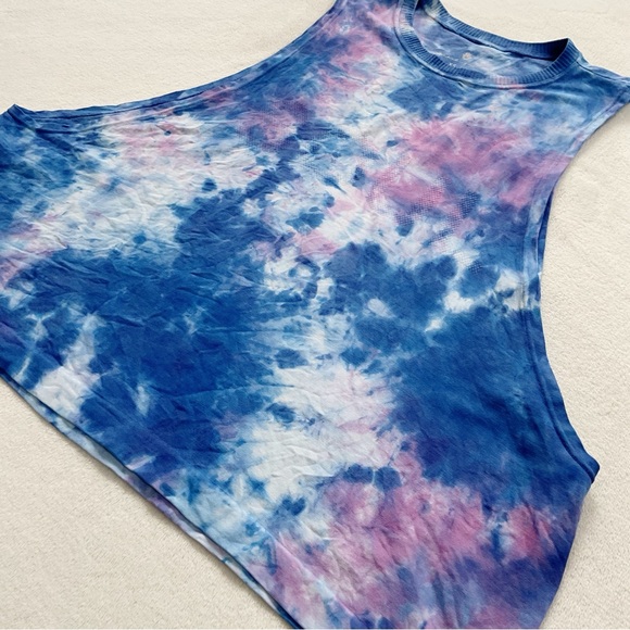 Spiritual Gangster x SoulCycle Tie Dye Seamless Crop Tank XS/S - Picture 4 of 10